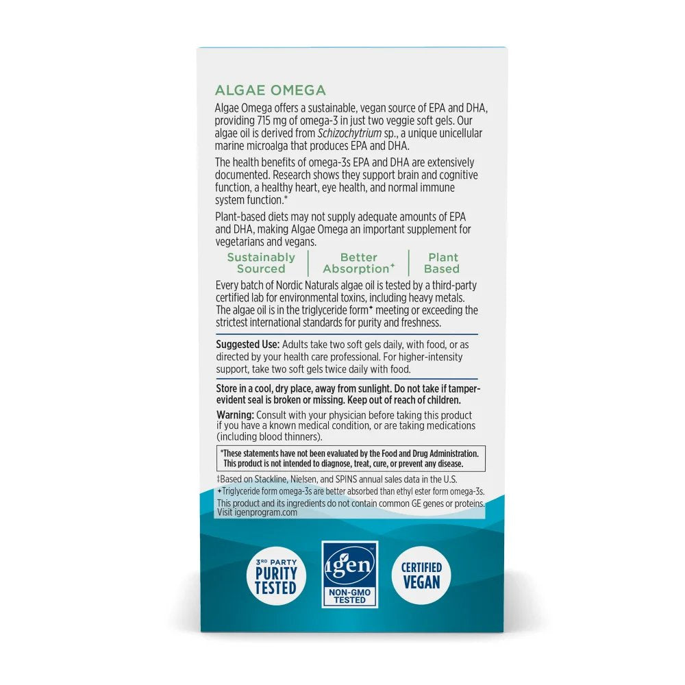 Algae Omega 60S - Nordic Naturals