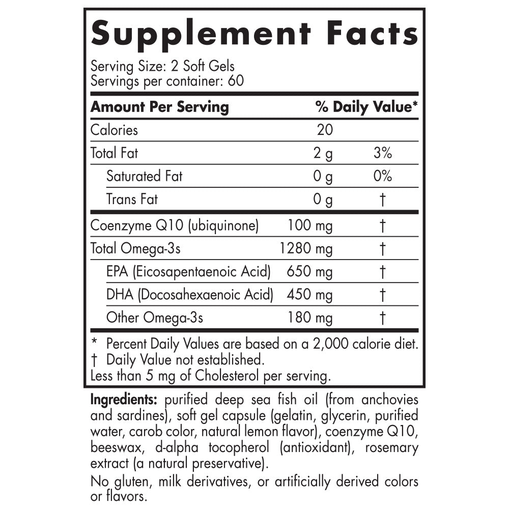 ProOmega CoQ10 120s - Nordic Naturals