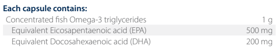 OmegaGenics™ High Strength EPA DHA Fish Oil 120 cap- Metagenics