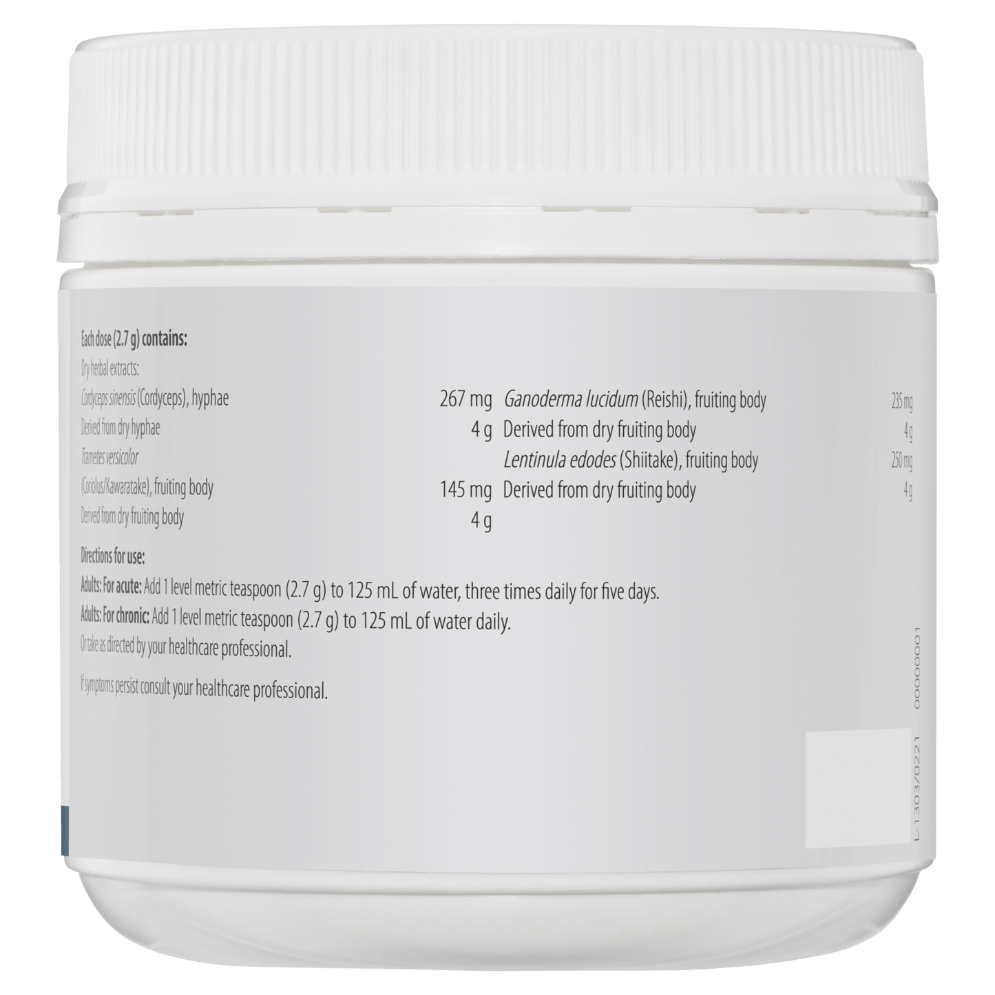 Super Mushroom Complex 200g- Metagenics