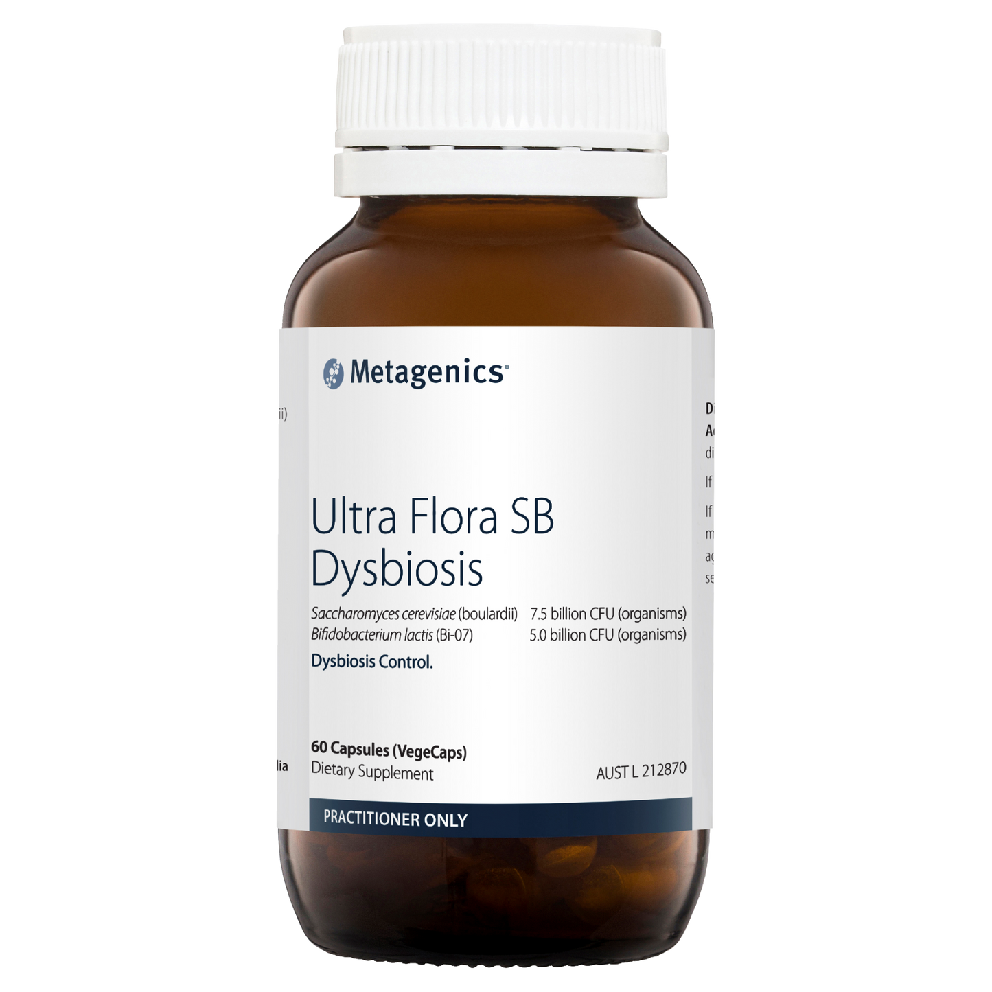 Ultra Flora SB Dysbiosis 60 Capsules- Metagenics
