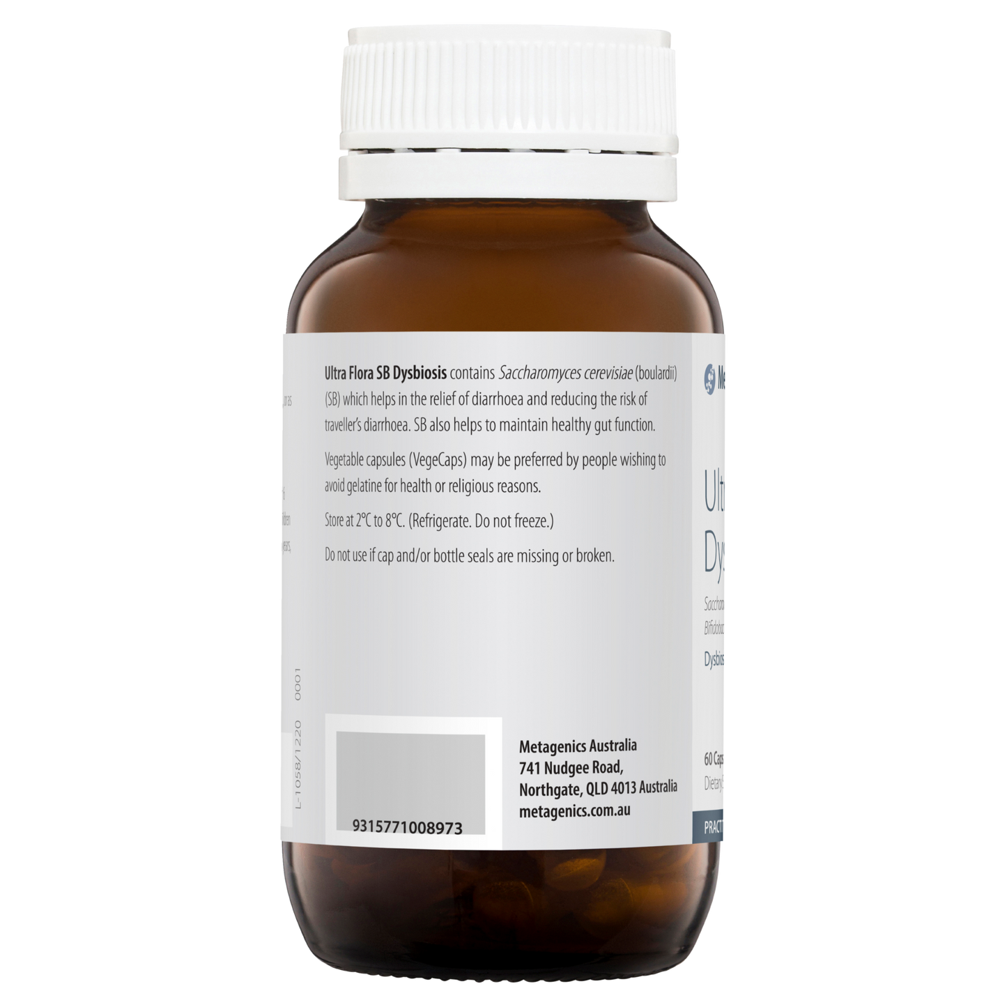 Ultra Flora SB Dysbiosis 60 Capsules- Metagenics