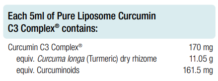 Pure Liposome Curcumin C3 Complex 100ml - BioMedica