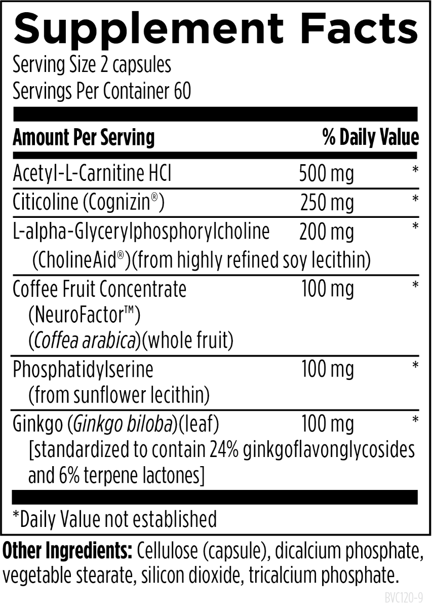 Brain Vitale 120- Designs for health (DFH)