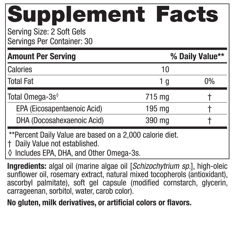 Algae Omega 60S - Nordic Naturals Professional