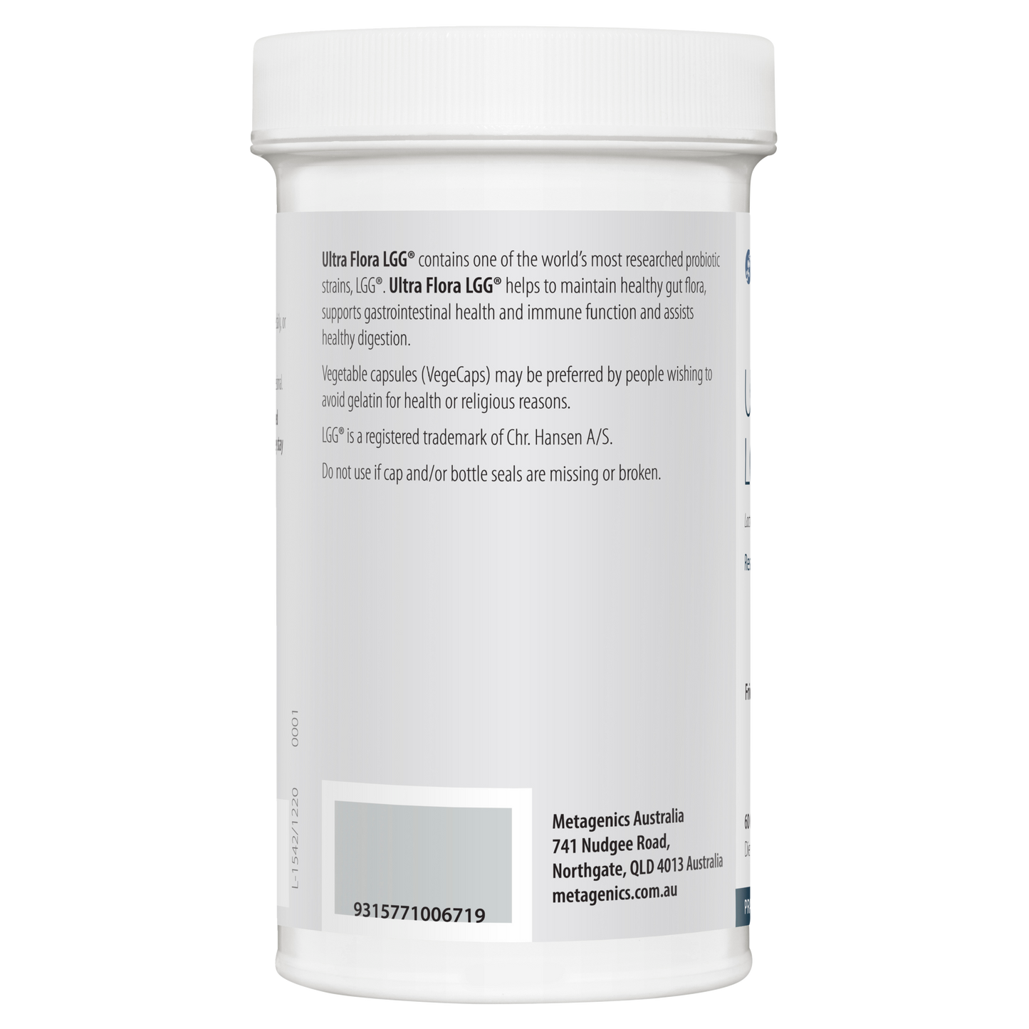 Ultra Flora LGG® 60 Capsules- Metagenics