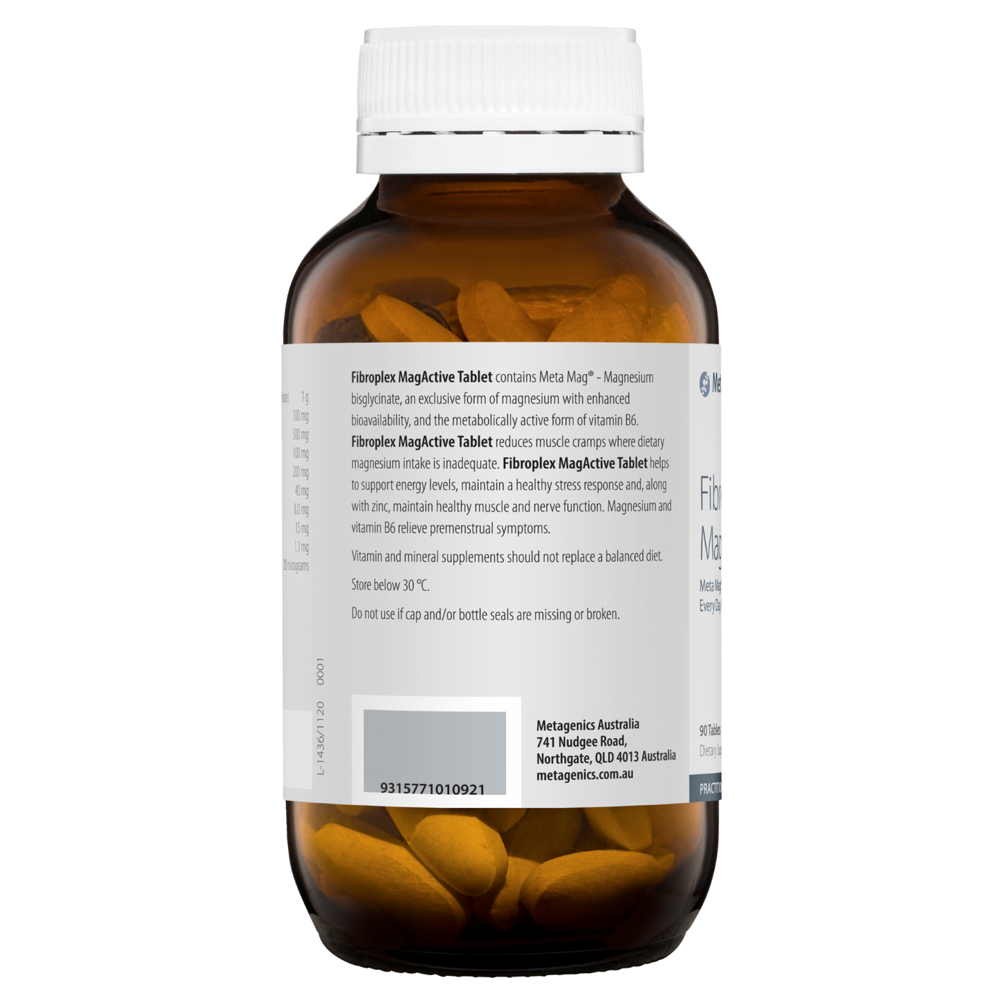 Fibroplex MagActive 90 Tablets- Metagenics