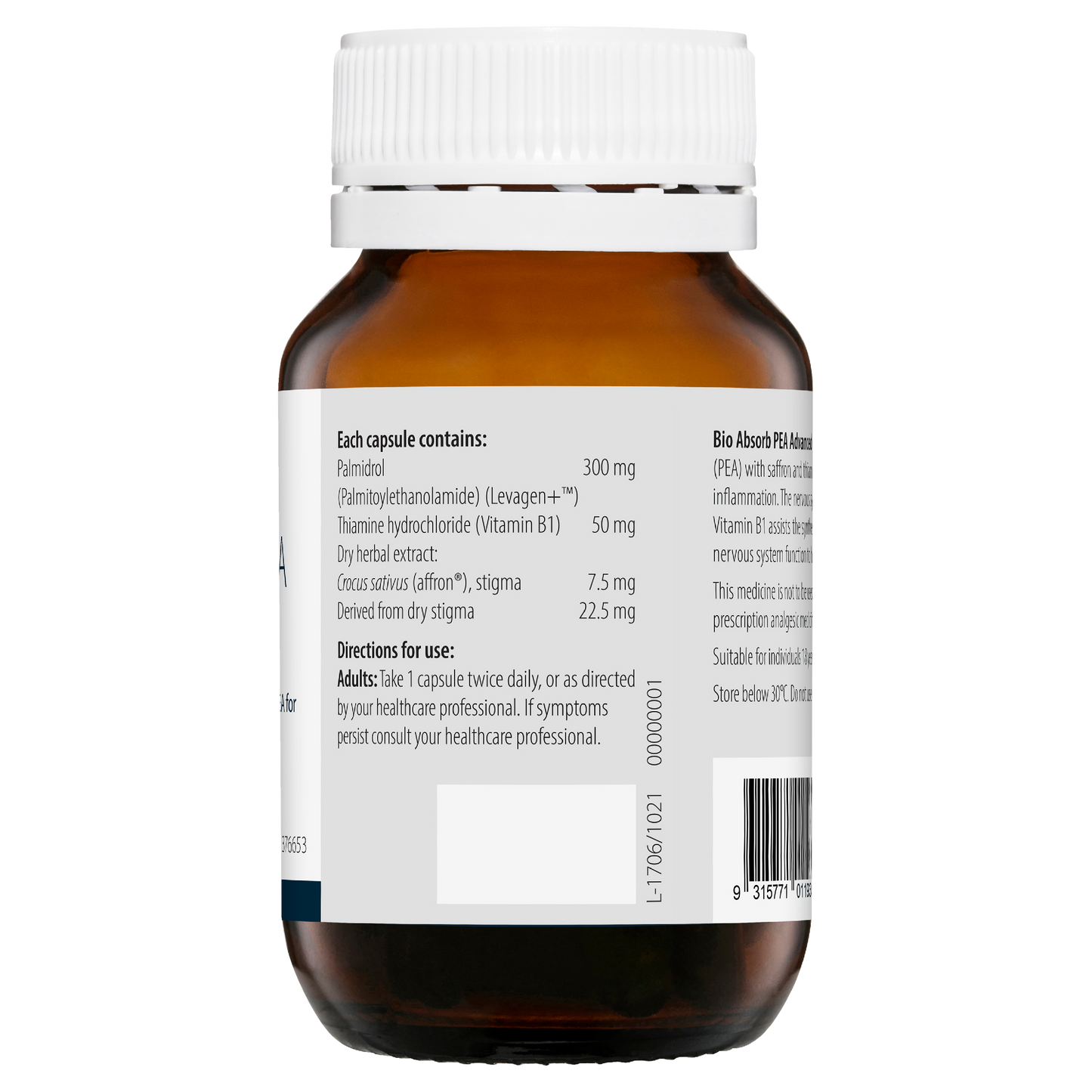 Bio Absorb PEA Advanced- Metagenics