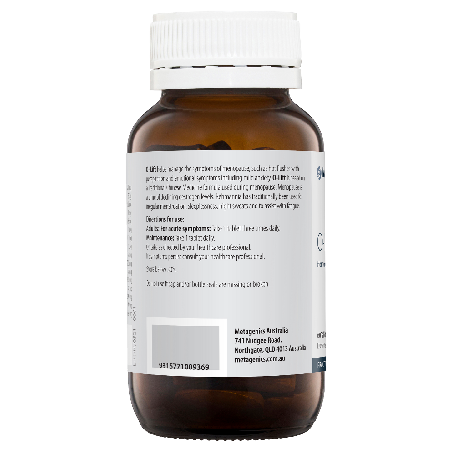 O-Lift 60 Tablets- Metagenics