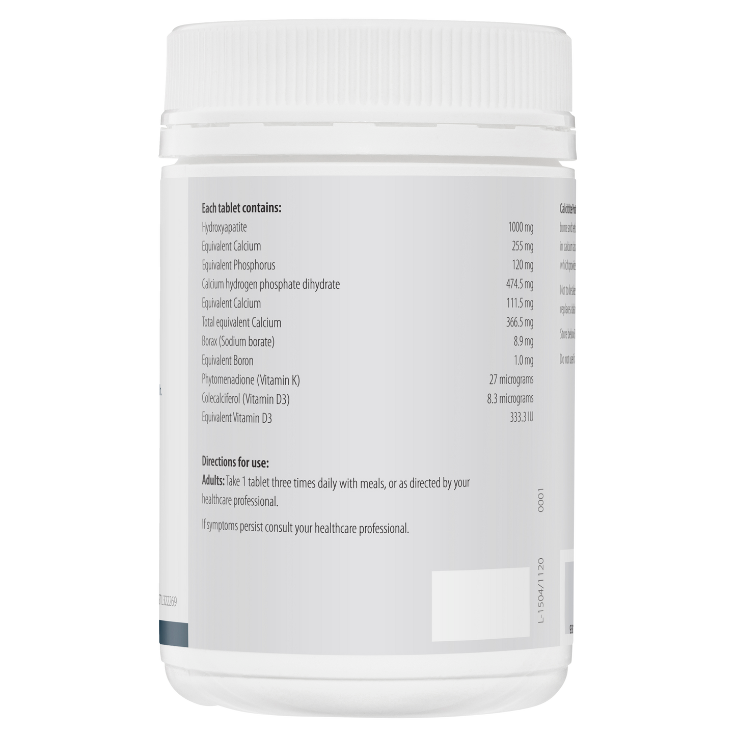CALCITITE PROTECT 120 TABS- Metagenics