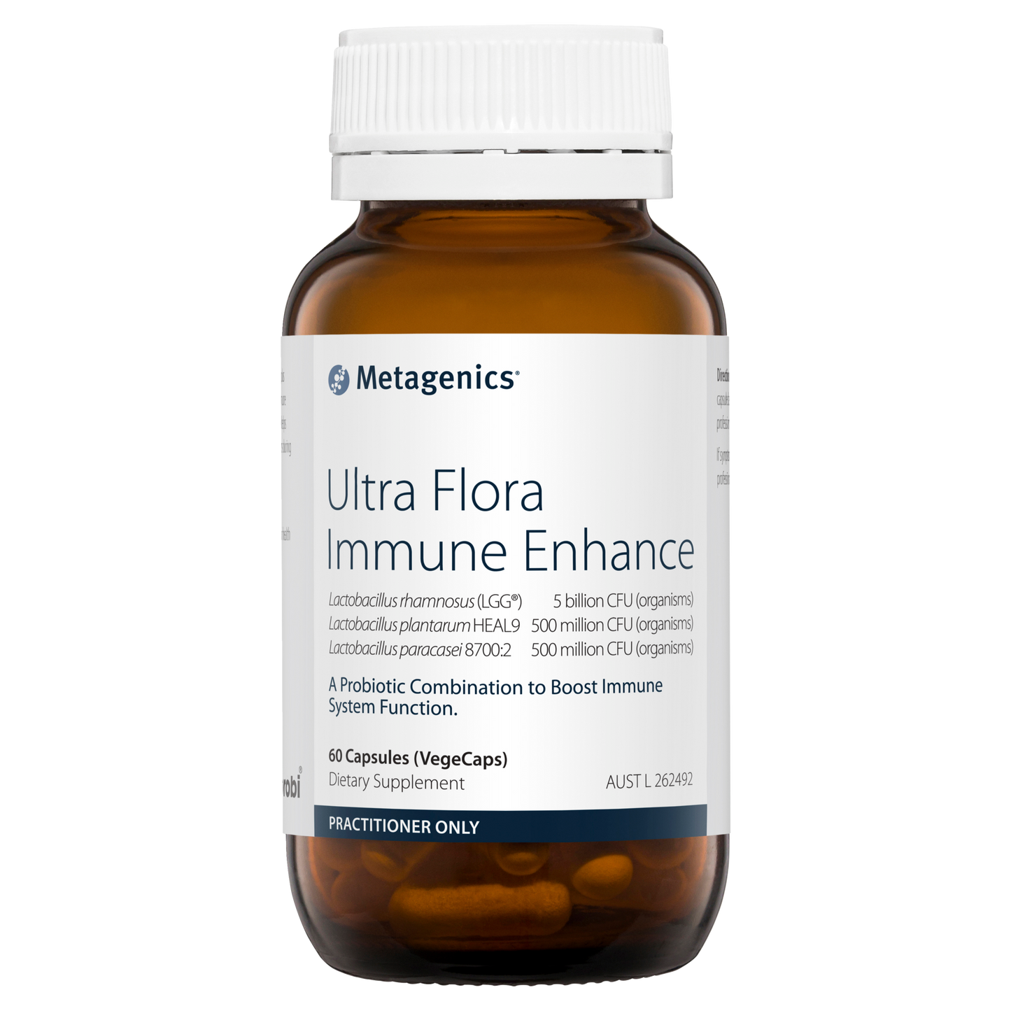 Ultra Flora Immune Enhance 60 Capsules- Metagenics
