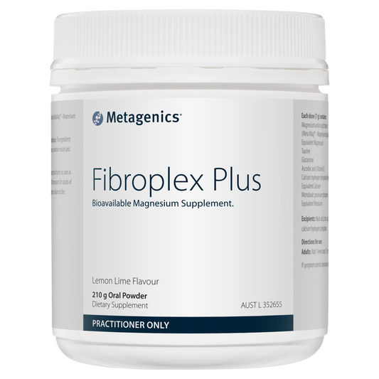 Fibroplex Plus (Lemon Lime) 210g- Metagenics