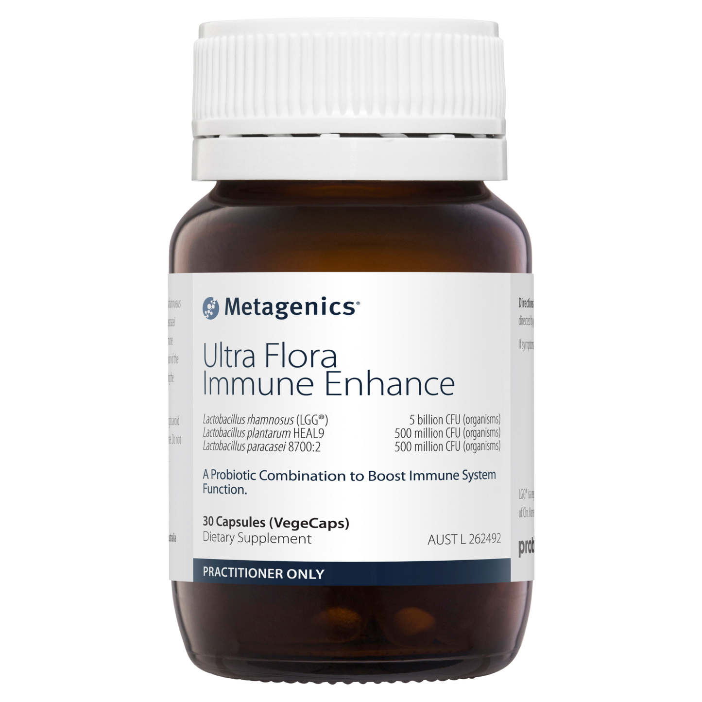 Ultra Flora Immune Enhance 30 VegeCaps- Metagenics