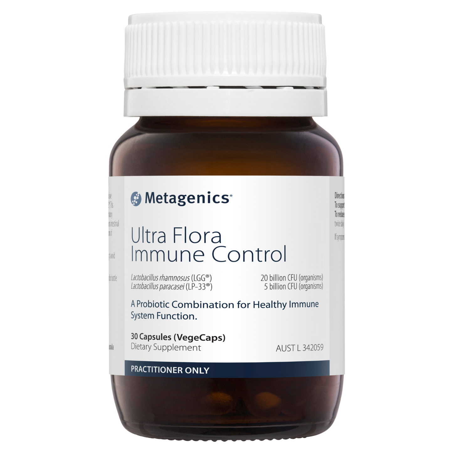 Ultra Flora Immune Control 30 VegeCaps- Metagenics