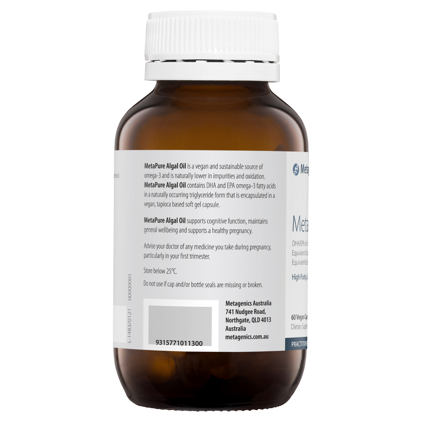 MetaPure Algal Oil 60 Capsules- Metagenics