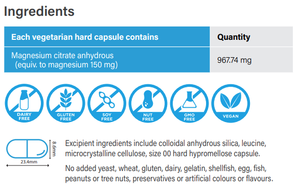 Magnesium Citrate 120c - Spectrumceuticals