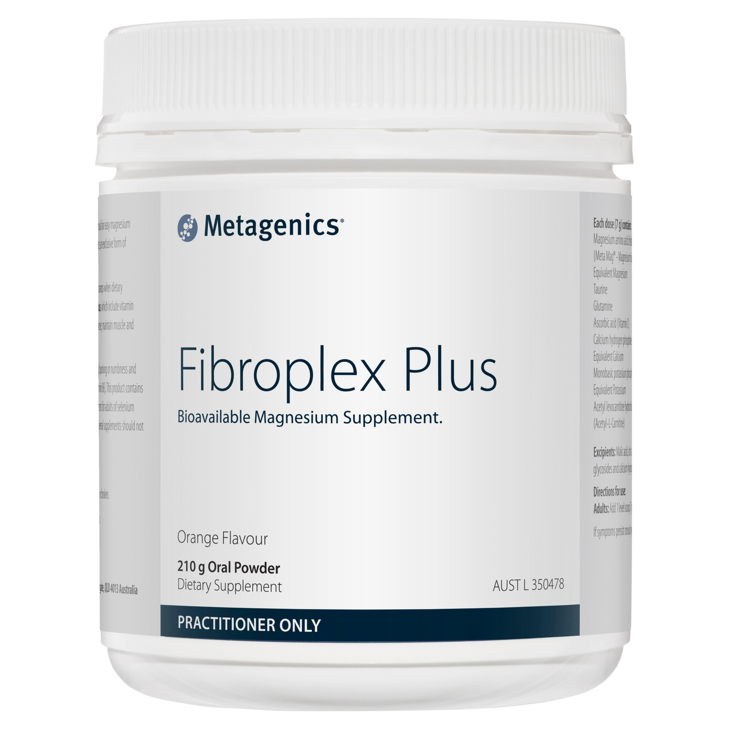 Fibroplex Plus (Orange) 210g- Metagenics