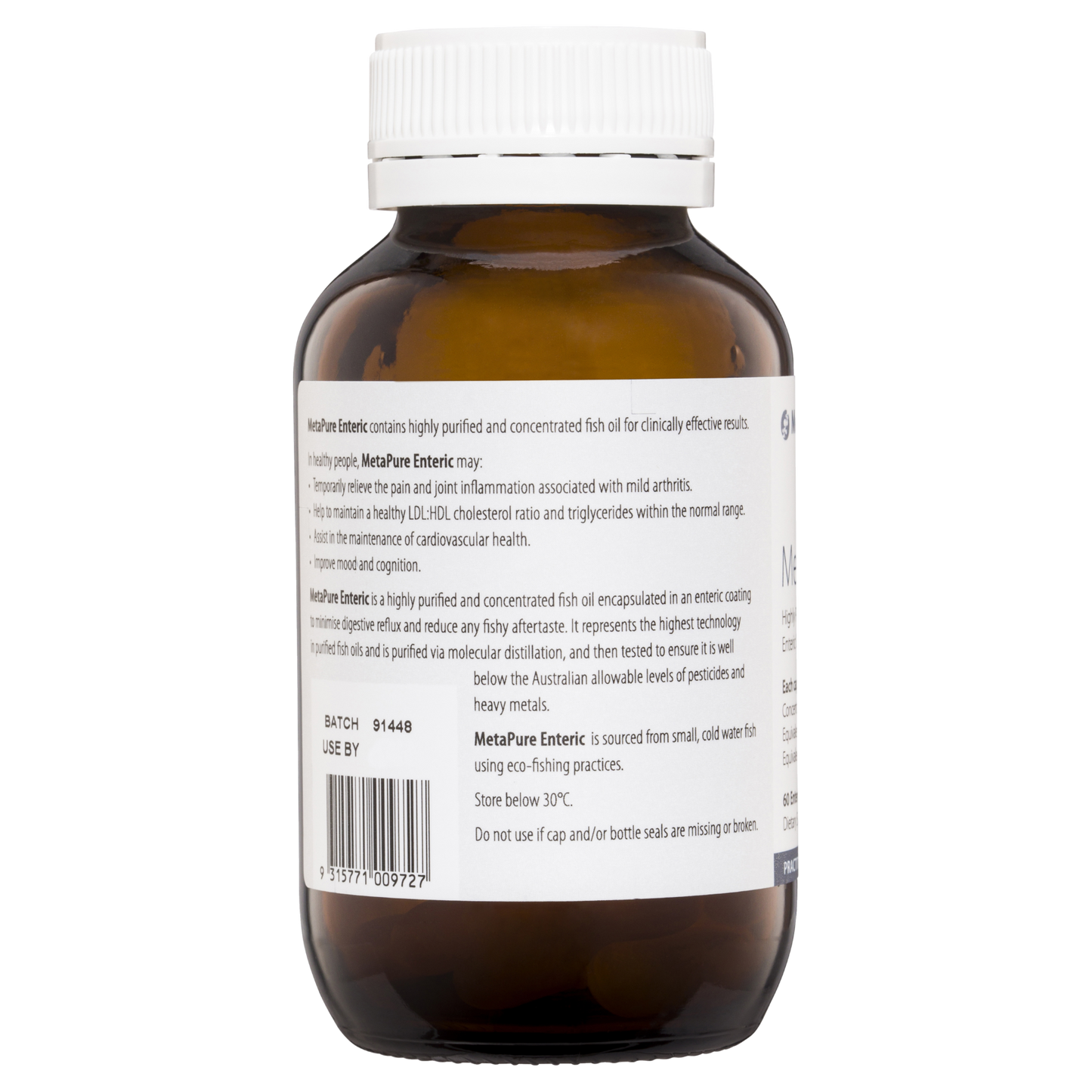 MetaPure Enteric 60 Capsules- Metagenics