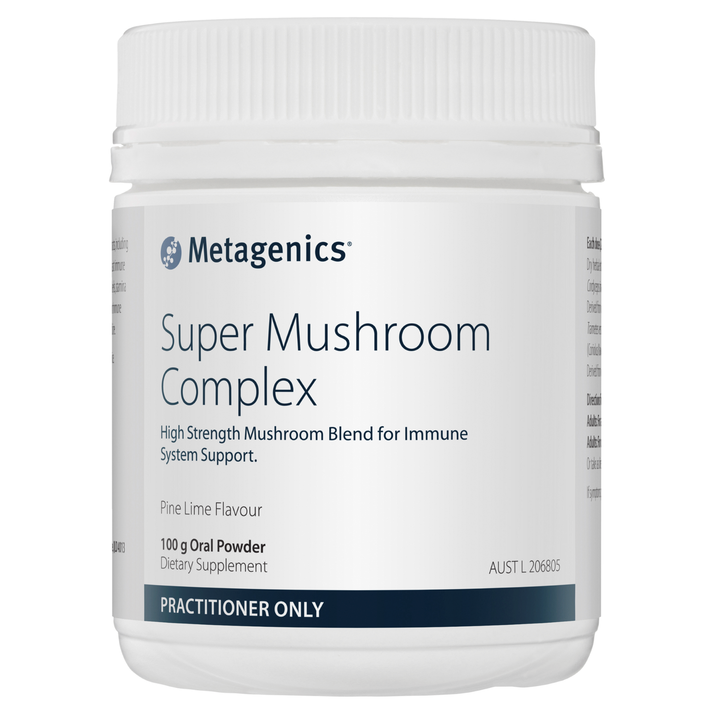 Super Mushroom Complex Pine Lime Flavour 100g- Metagenics