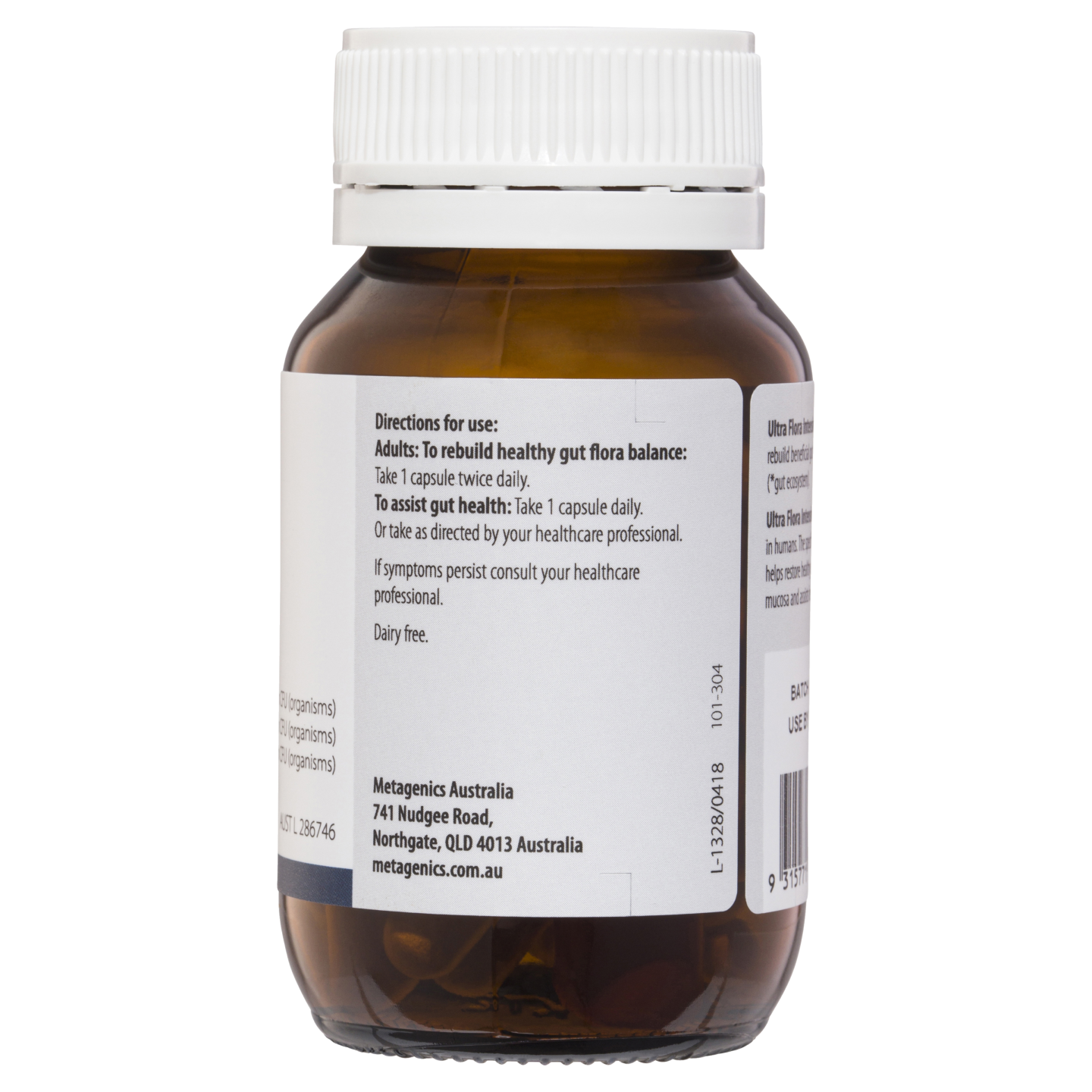 Ultra Flora Intensive Care 30 Capsules- Metagenics
