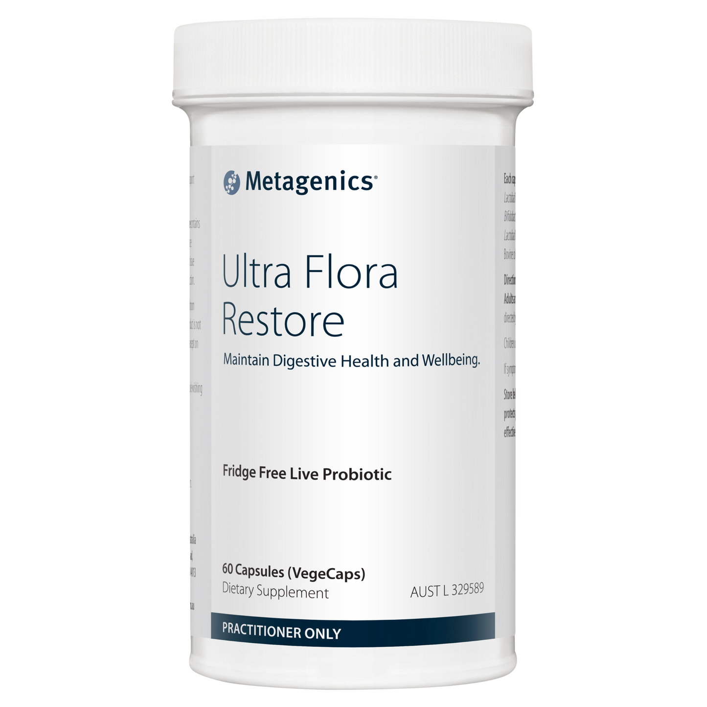 Ultra Flora Restore 60 Capsules- Metagenics