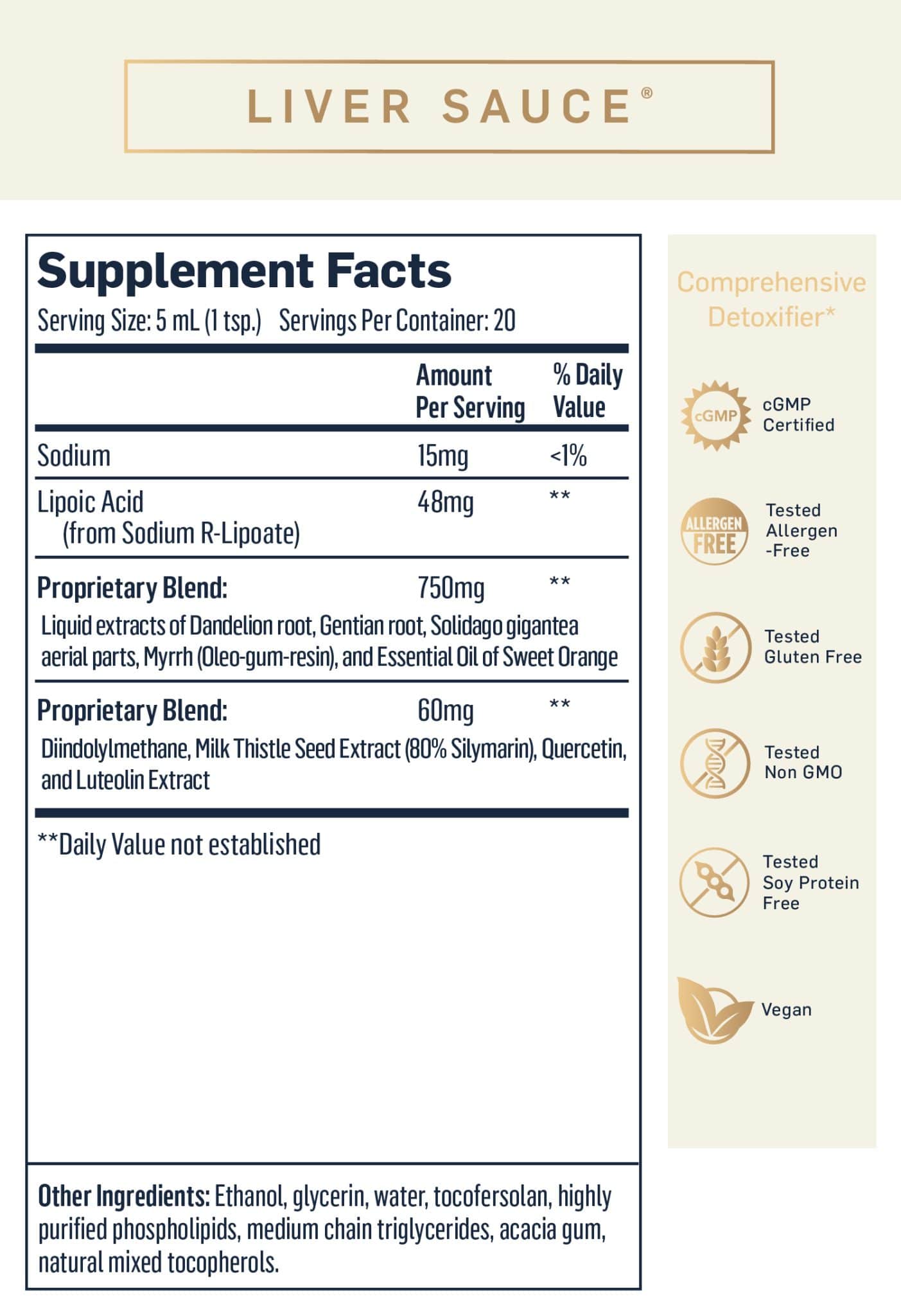 LIVER SAUCE - Quicksilver Scientific