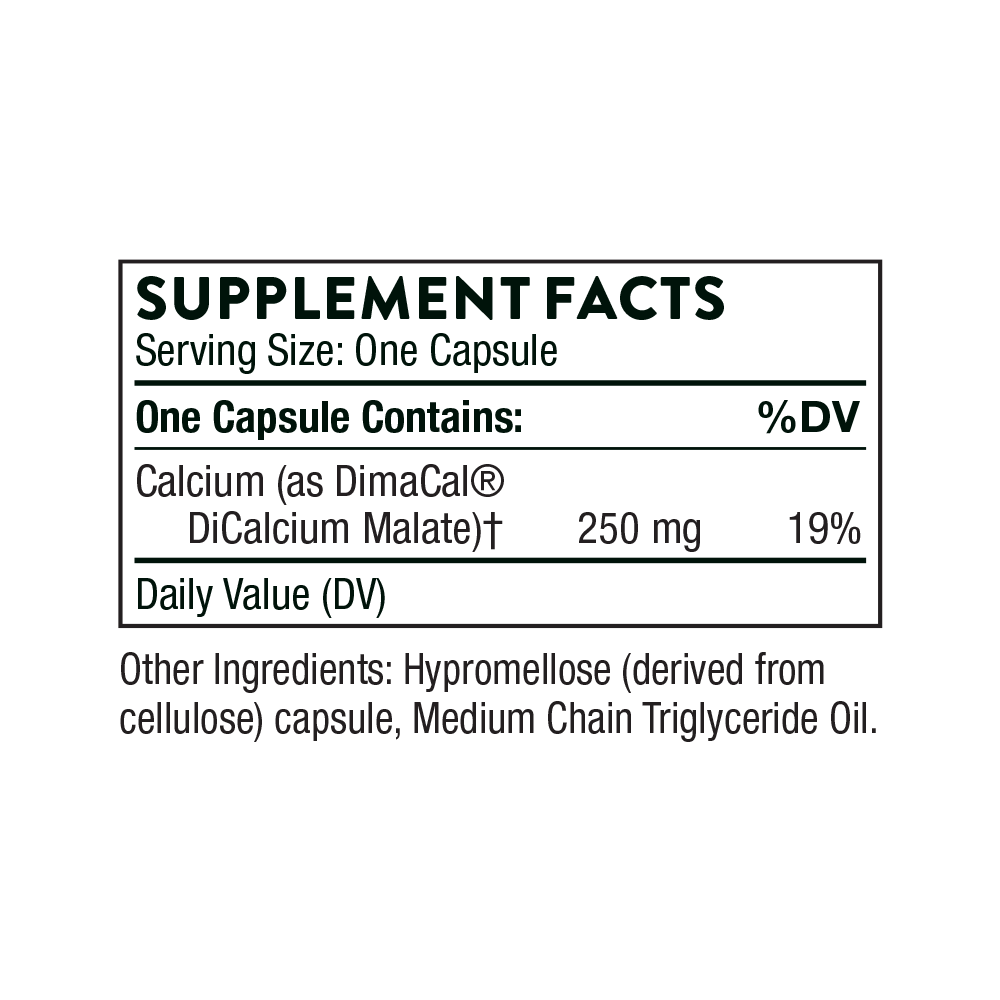 Calcium (Formerly DiCalcium Malate) - Thorne