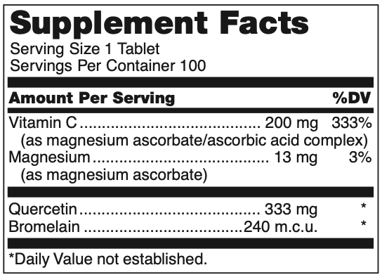 QUERCETIN-BROMELAIN COMPLEX- Douglas Laboratories