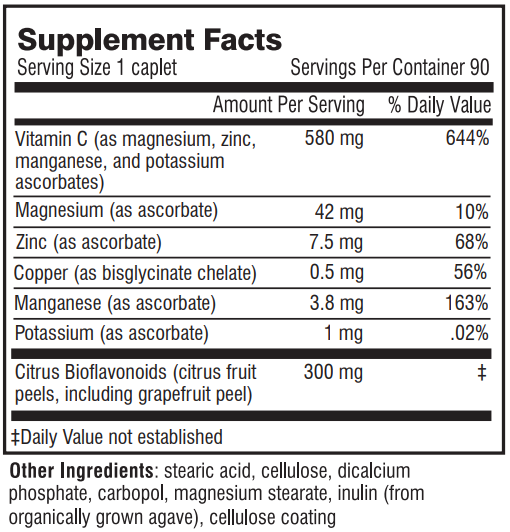 ADRENAL C FORMULA - 90'S Dr Wilson's