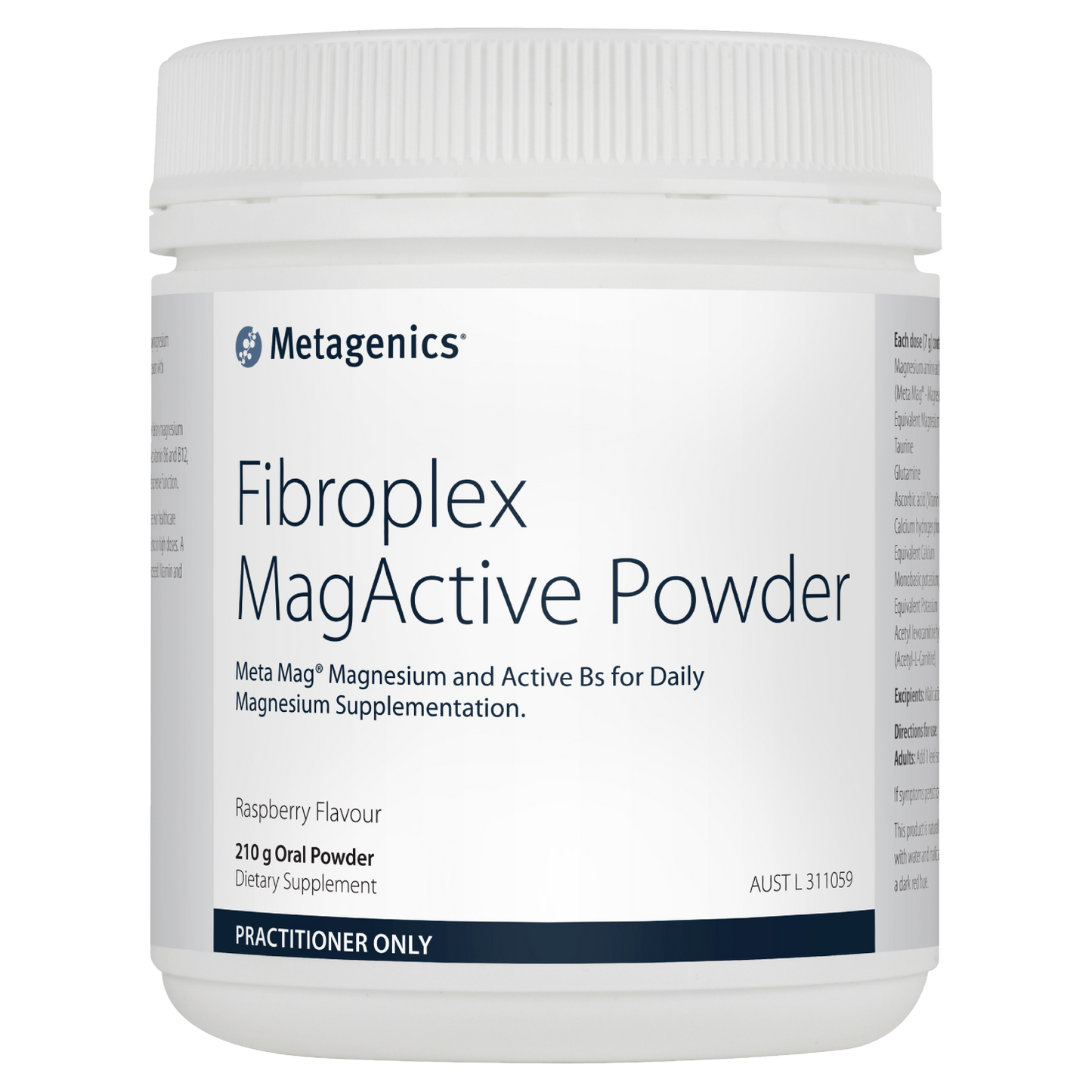 FIBROPLEX MAGACTIVE (RASPBERRY) 210G- Metagenics