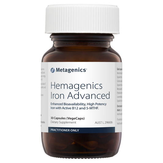 HEMAGENICS IRON ADVANCED 30's- Metagenics
