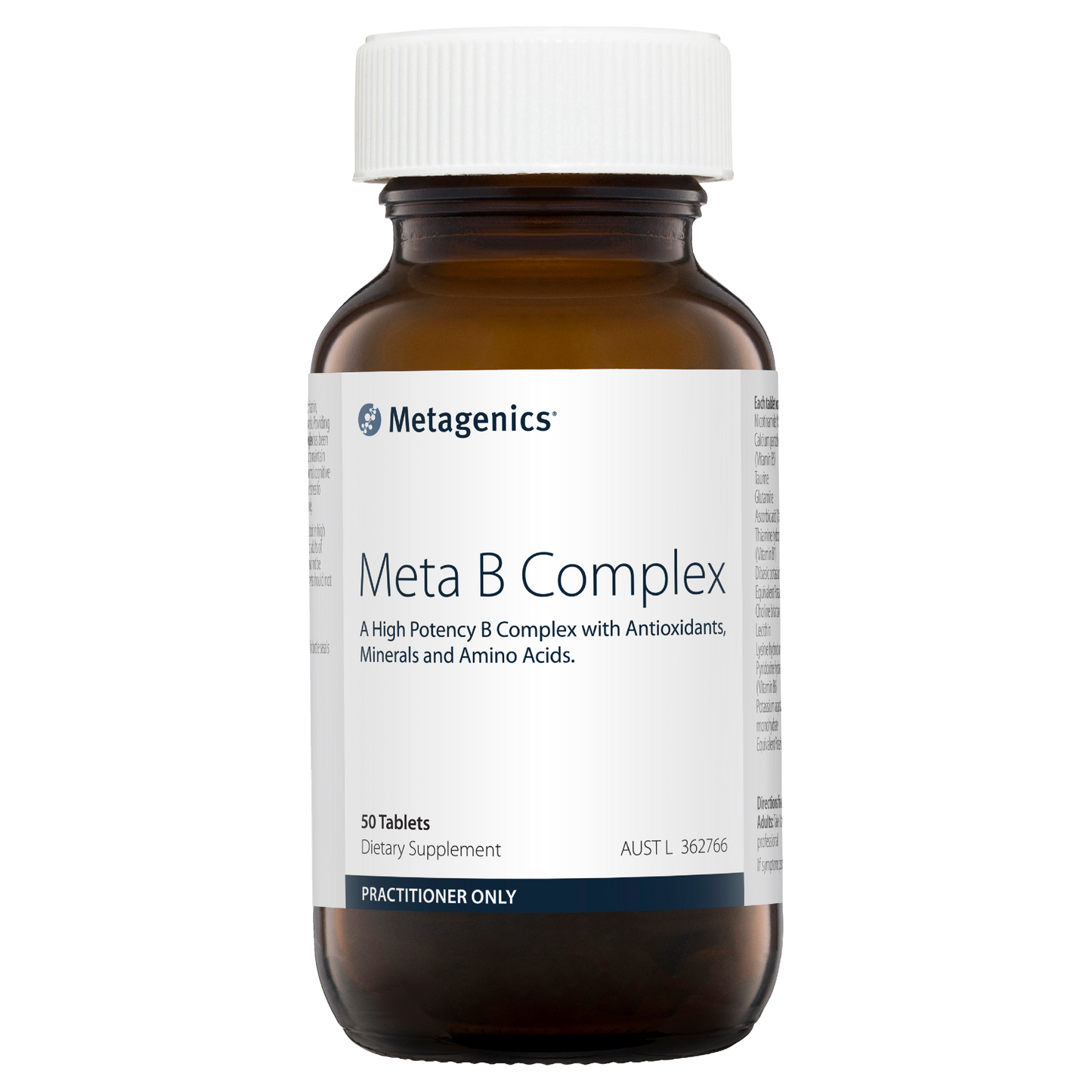 META B COMPLEX 50's- Metagenics