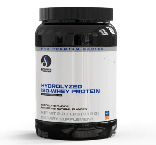 HYDROLYZED ISO-WHEY PROTEIN Chocolate- Designs for Sport