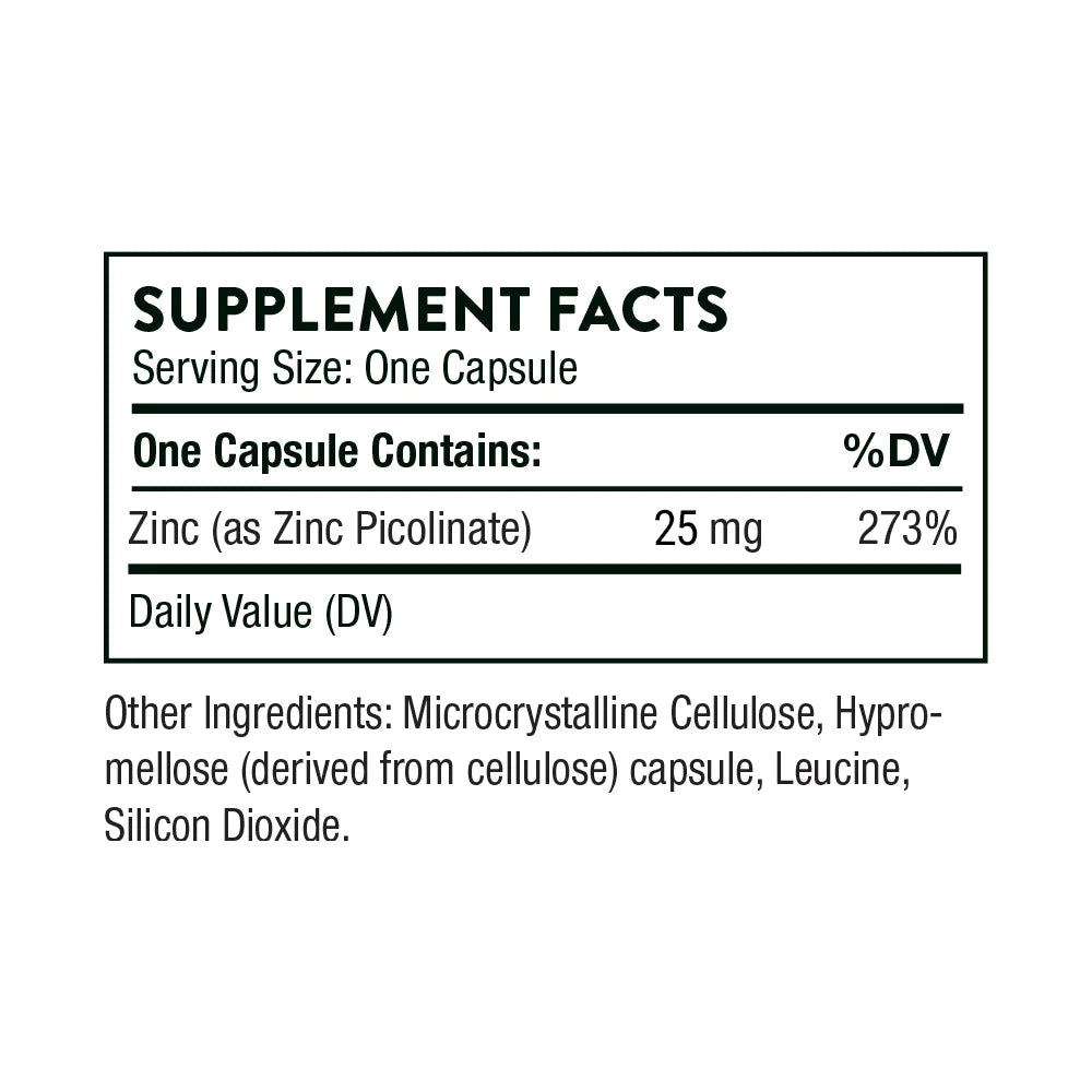 Zinc Picolinate 25mg - Thorne