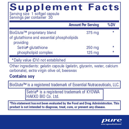 Liposomal Glutathione - Pure Encapsulations