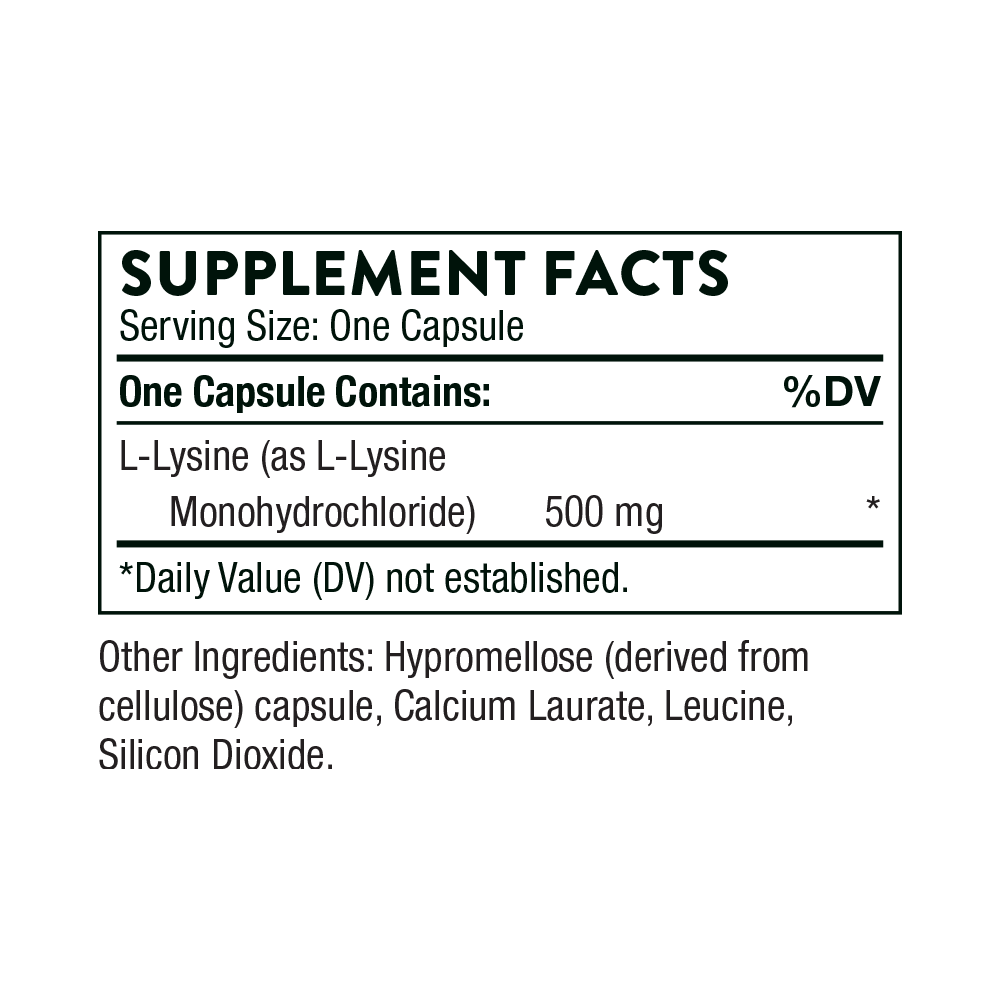 Lysine (formerly L-Lysine) - Thorne