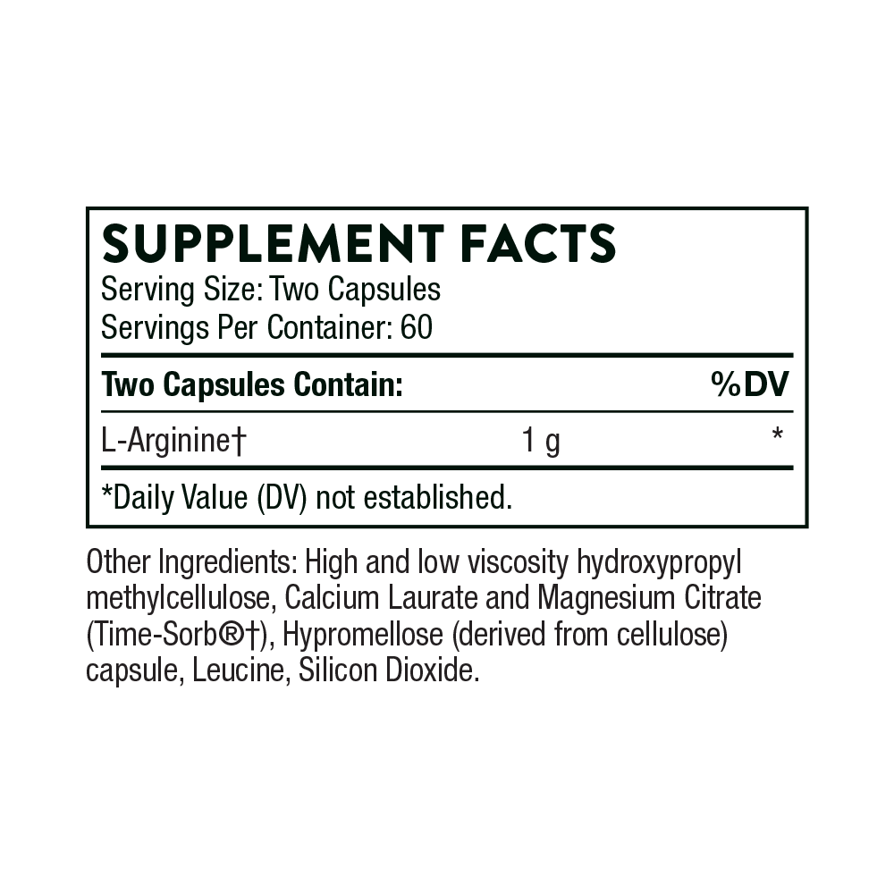 L-Arginine - Sustained Release (formerly Perfusia-SR)- Thorne