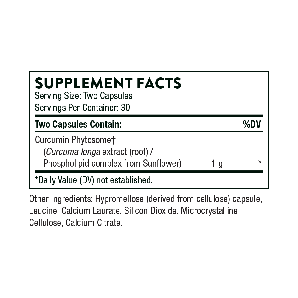 Curcumin Phytosome (formerly Meriva 500-SF) - Thorne