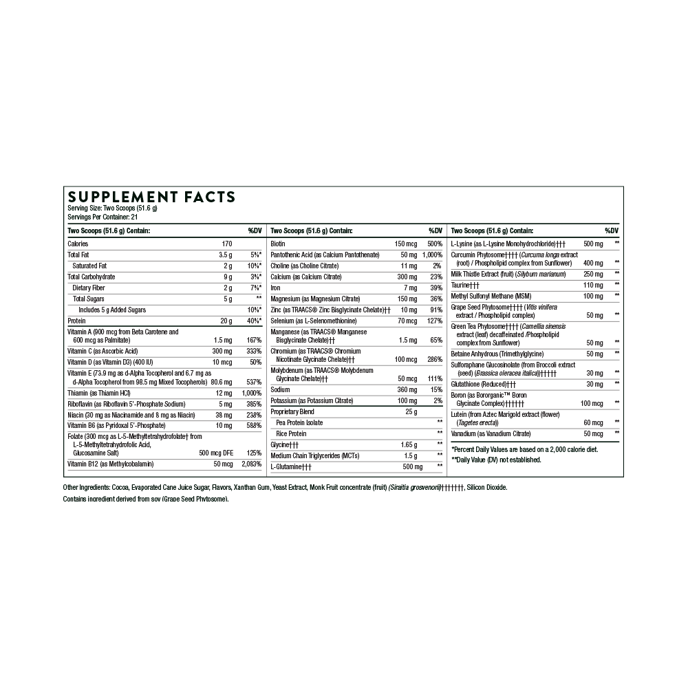 MediClear-SGS - Chocolate - Thorne