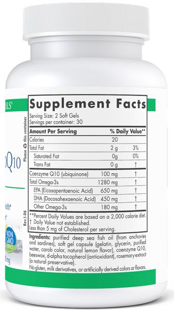 ProOmega CoQ 10 60s - Nordic Naturals