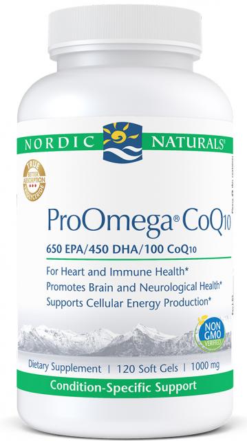 ProOmega CoQ10 120s - Nordic Naturals