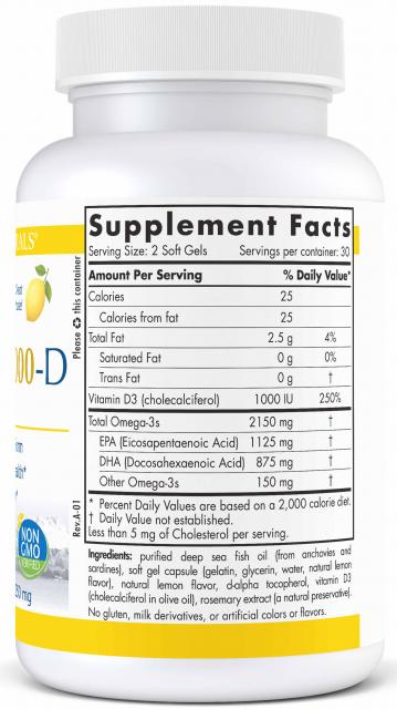 ProOmega 2000 + D - Nordic Naturals