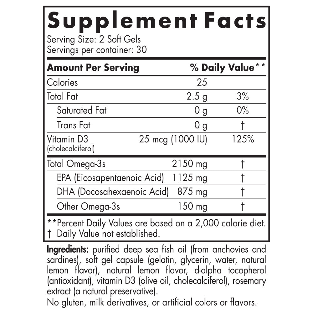 ProOmega 2000 + D - Nordic Naturals