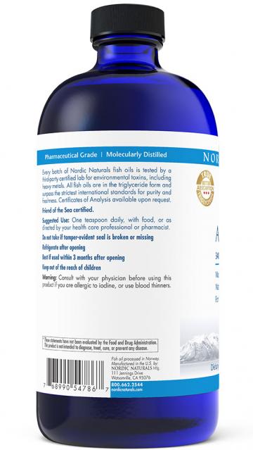 Arctic Cod Liver Oil 473ml - Nordic Naturals