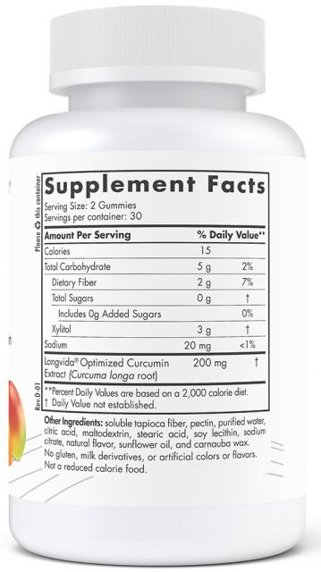 Zero Sugar Curcumin Gummies - Nordic Naturals