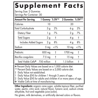 Probiotic Gummies - Nordic Naturals