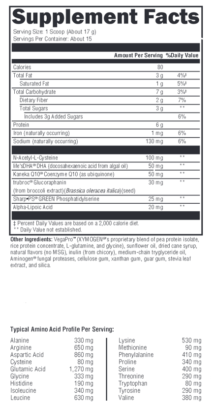 BrainSustain For Kids Vanilla Delight - Xymogen
