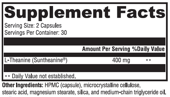 L-Theanine 120 Cap - Xymogen