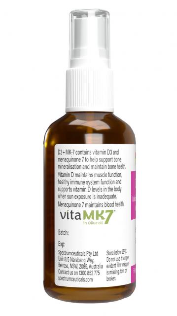 D3+MK7 (K2) Liquid Spray - Spectrumceuticals
