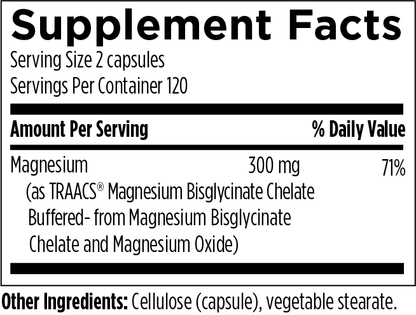 Magnesium Glycinate Complex (300mg)- Designs for Health (DFH)
